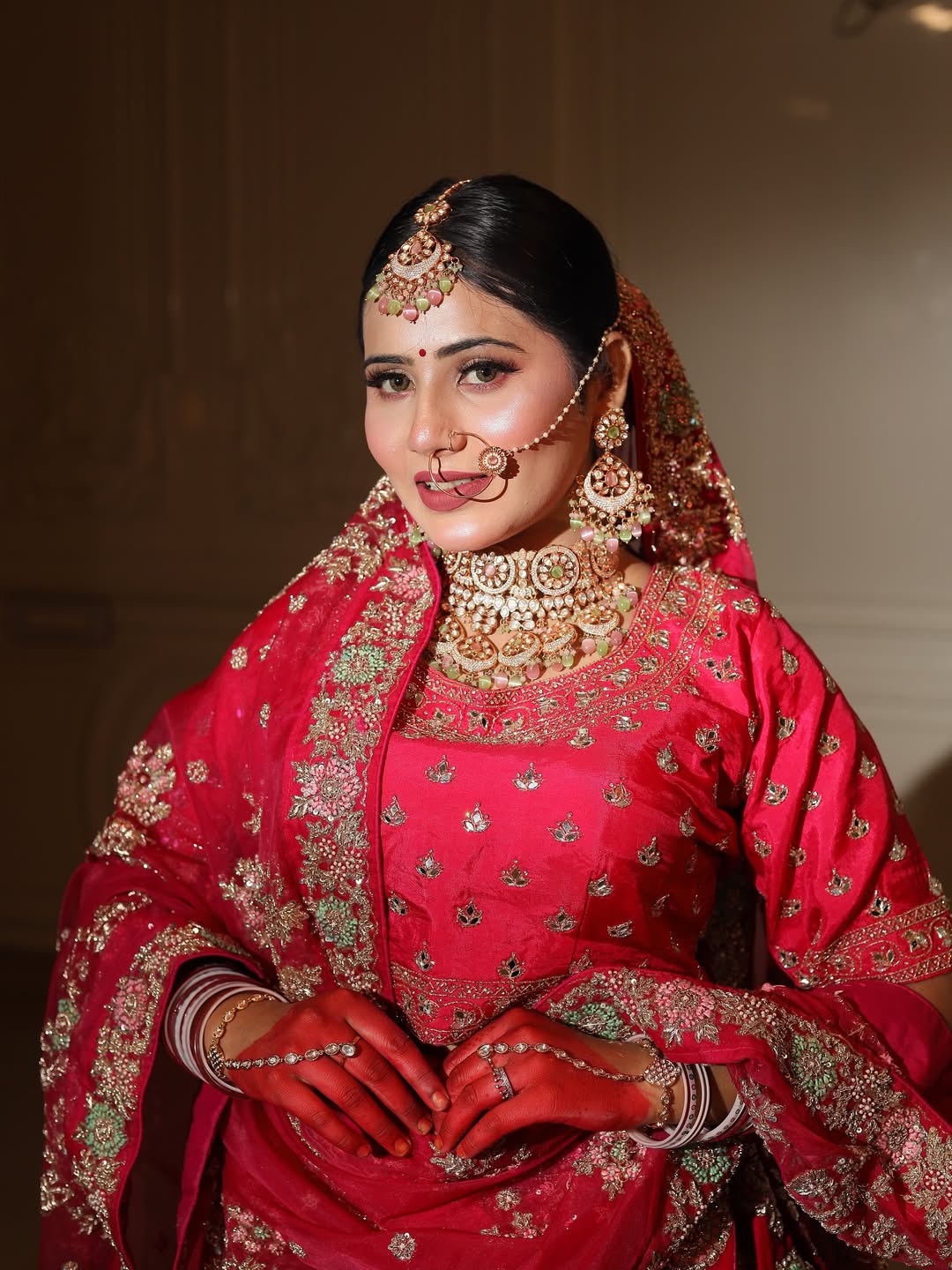 follow for more beauty ❤️✨bridal bookings open for 2025 26…..contact 9997289992